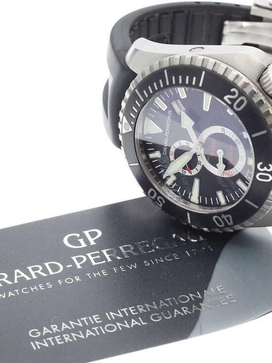 49950-19-632-FK6A Girard Perregaux Sea Hawk Pro 1000m Mens Watch GIRARD PERREGAUX Seahawk 1000 49950 black Dial Automatic Men\'s Watch